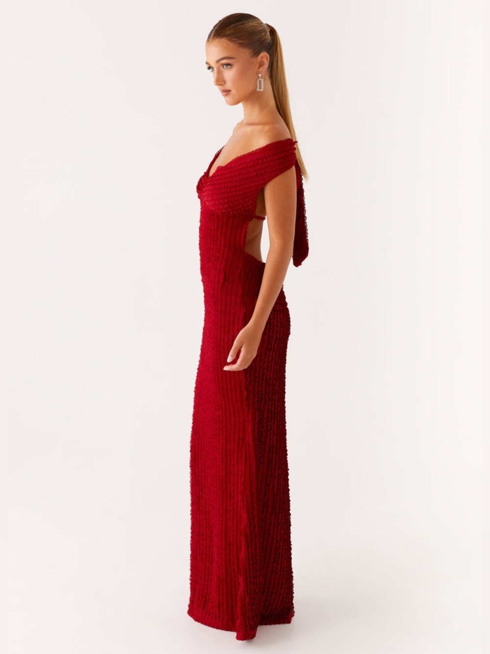 Peppermayo Chantelle Maxi Dress in Red - Size XS - Picture 3 of 11